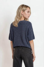 Load image into Gallery viewer, Faded Indigo Knit Sweater