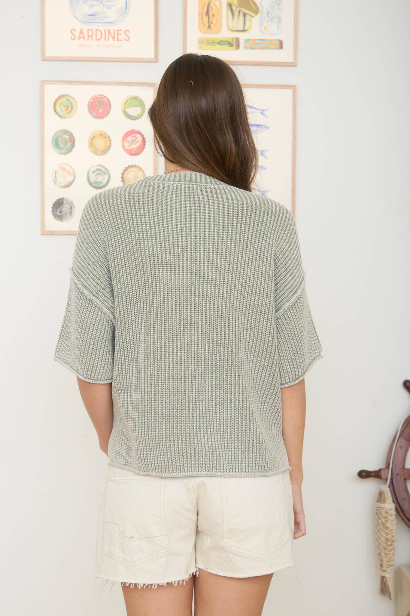 The Raw & Relaxed Washed Crew Neck Sweater