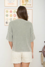 Load image into Gallery viewer, The Raw &amp; Relaxed Washed Crew Neck Sweater