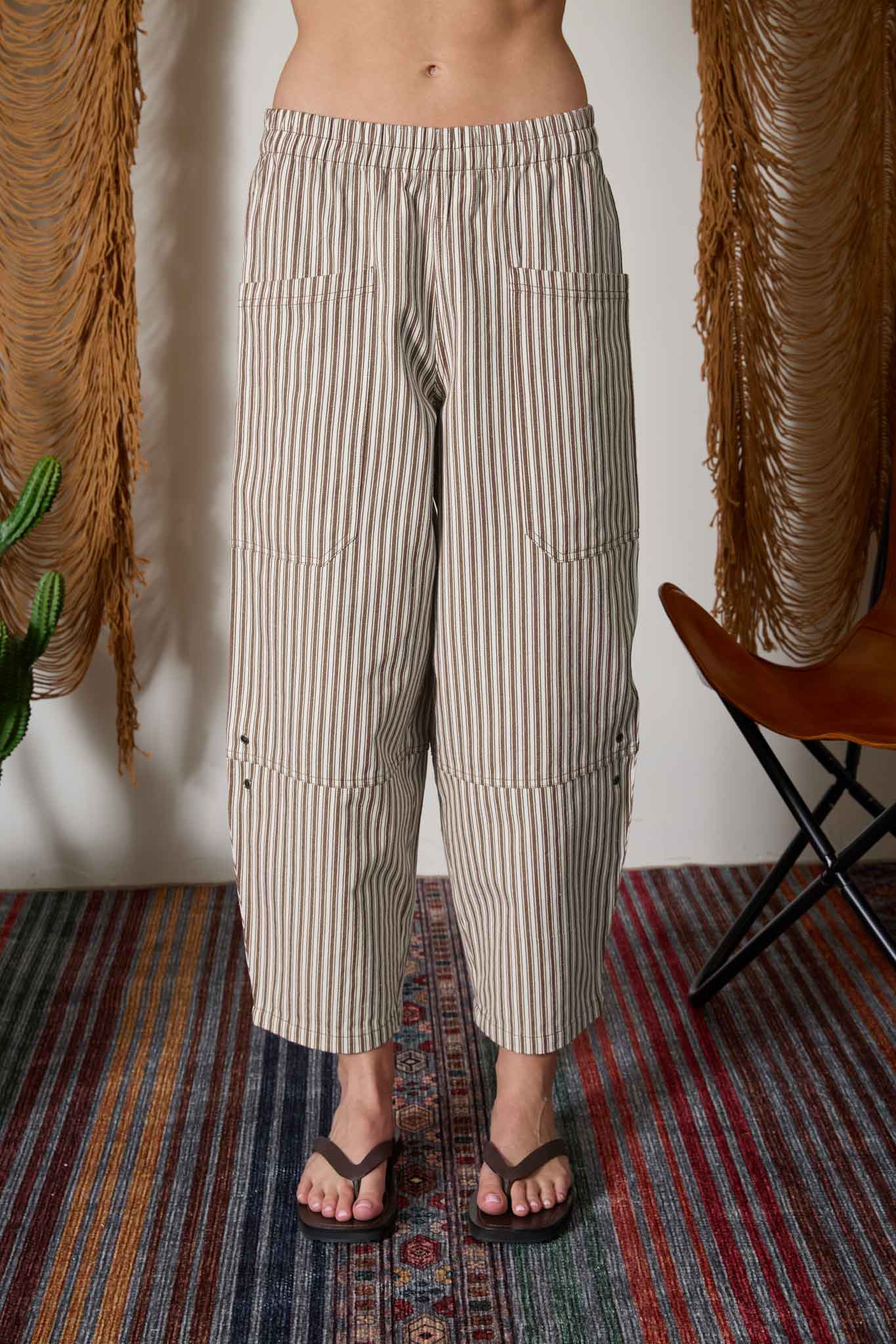 Stay Awhile Striped Wide Leg Pants