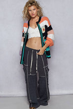 Load image into Gallery viewer, Granny Square Patch Open Cardigan