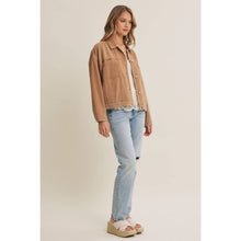 Load image into Gallery viewer, Rustic Road Mineral-Washed Twill Oversized Layering Jacket