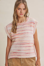 Load image into Gallery viewer, Soft Horizon Space-Dye Side Button Sweater Vest