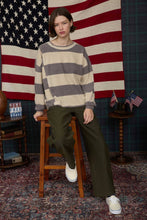 Load image into Gallery viewer, Be Bold Striped Knit Top
