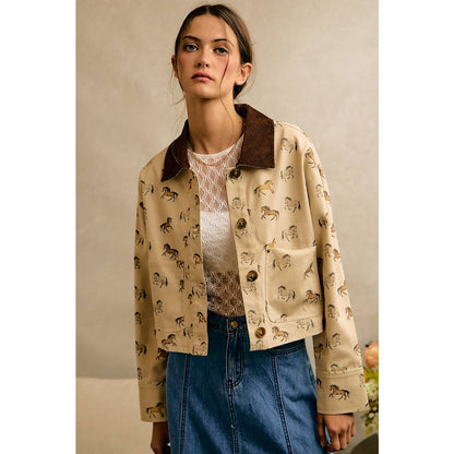 Easy Rider Horse Print Jacket