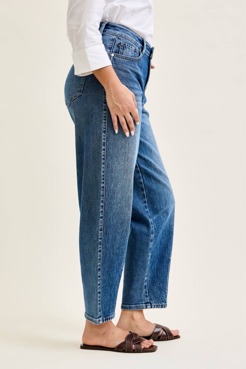 Weekend Plans Barrel Jeans
