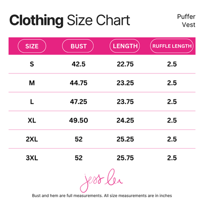 Santa Safari Chic Puffer Vest