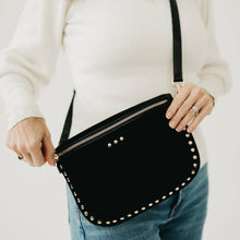 Load image into Gallery viewer, Sabrina Studded Suede Bum Bag