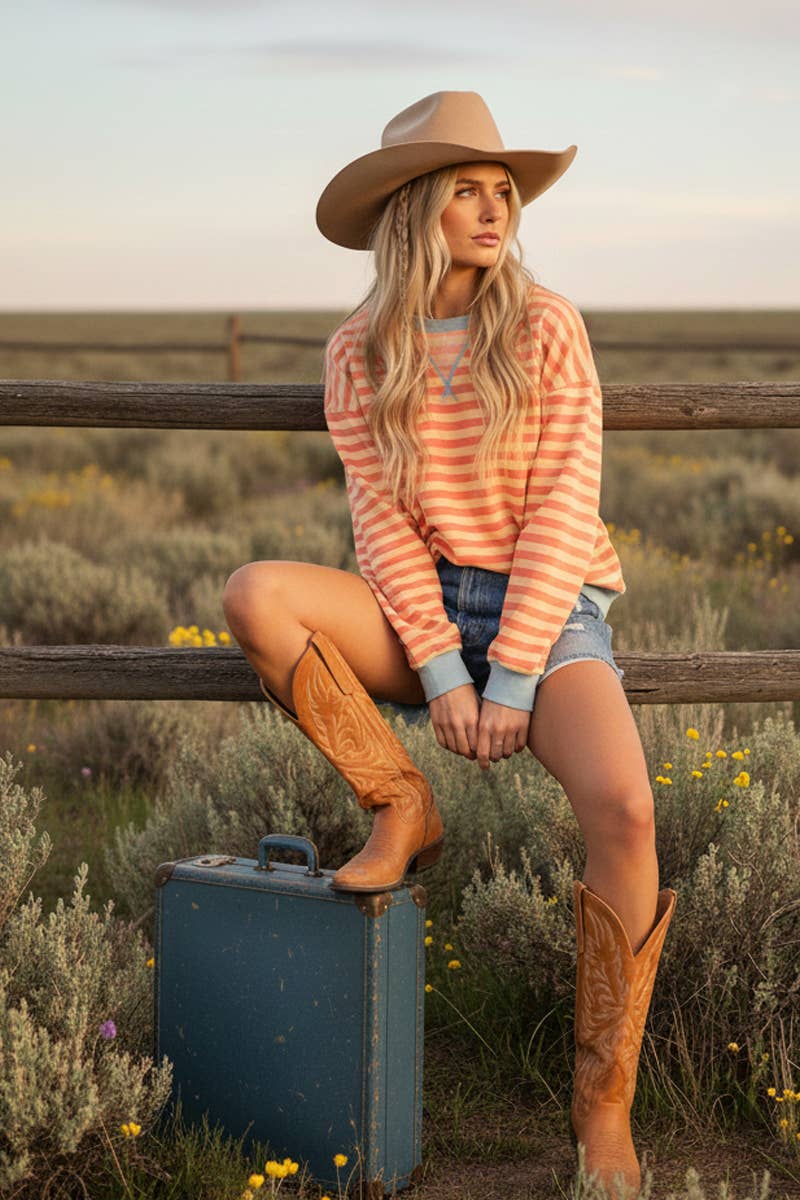 Citrus Crush Pullover Sweatshirt