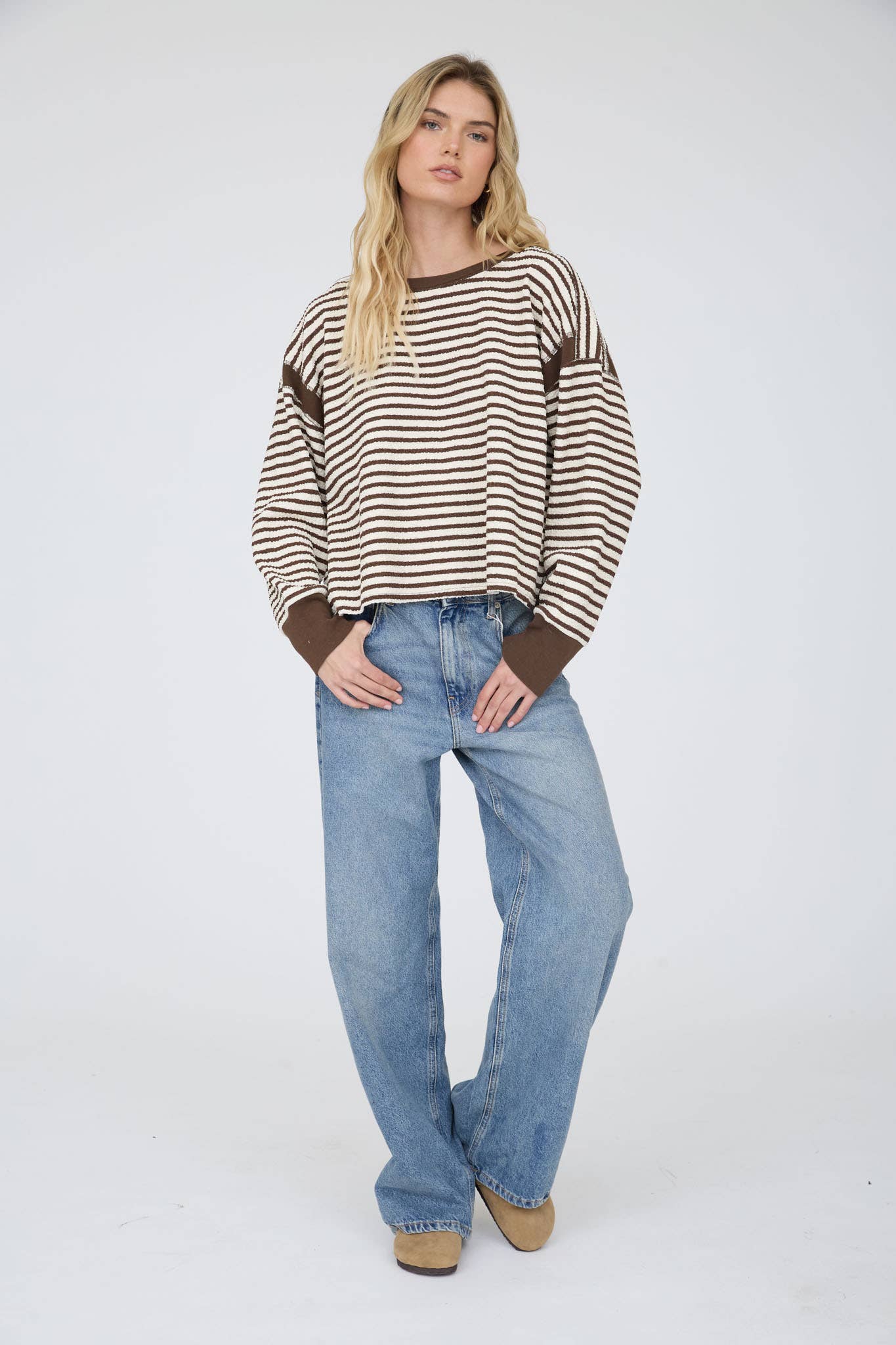 Espresso Yourself Striped Top