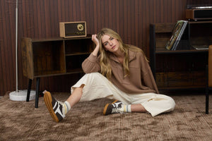 Peak Performance Half Zip Waffle Knit Top