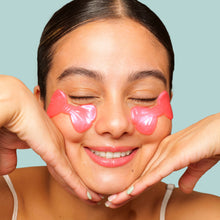 Load image into Gallery viewer, Pretty in Pink! Brightening Undereye Masks - 8 Pairs