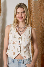 Load image into Gallery viewer, Wander West Vest Top