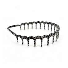 Load image into Gallery viewer, Leopard Zig-Zag Headband