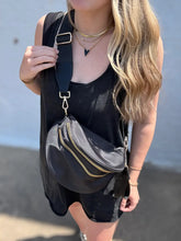 Load image into Gallery viewer, Double Zip Nylon Bag