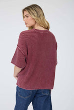 Load image into Gallery viewer, Faded Indigo Knit Sweater