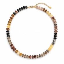 Load image into Gallery viewer, Color Garden Beaded Necklace – Natural Stone Beads Mix