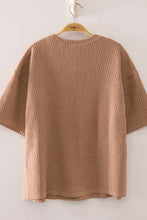 Load image into Gallery viewer, NT12901-Textured Short Sleeve Top
