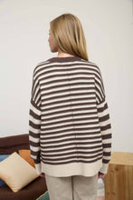 Load image into Gallery viewer, Coffee &amp; Cream Front Seam Sweater