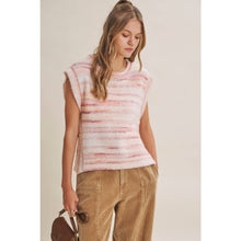 Load image into Gallery viewer, Soft Horizon Space-Dye Side Button Sweater Vest