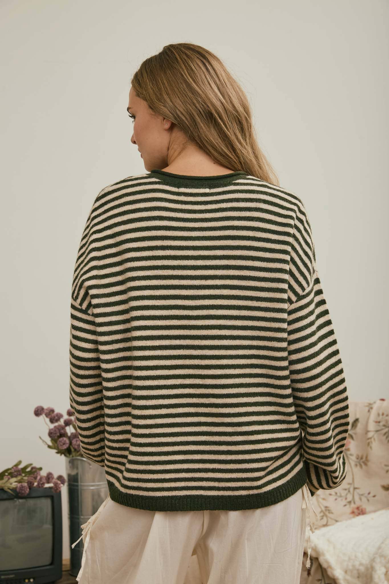 Just My Type Henley Sweater