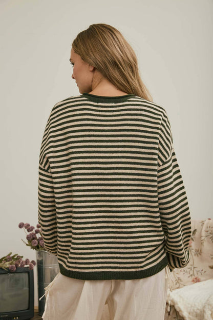 Just My Type Henley Sweater