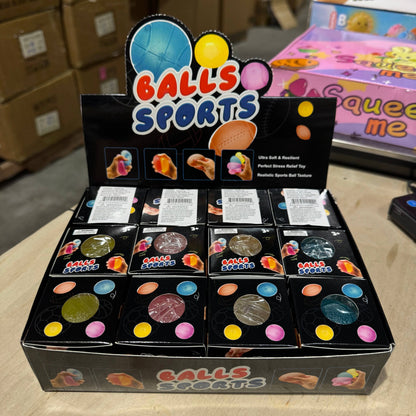 Sugar Squeeze Solid Assorted Sports Ball