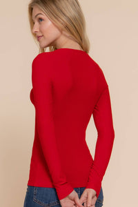 The Base Layer Long Sleeve Ribbed Top