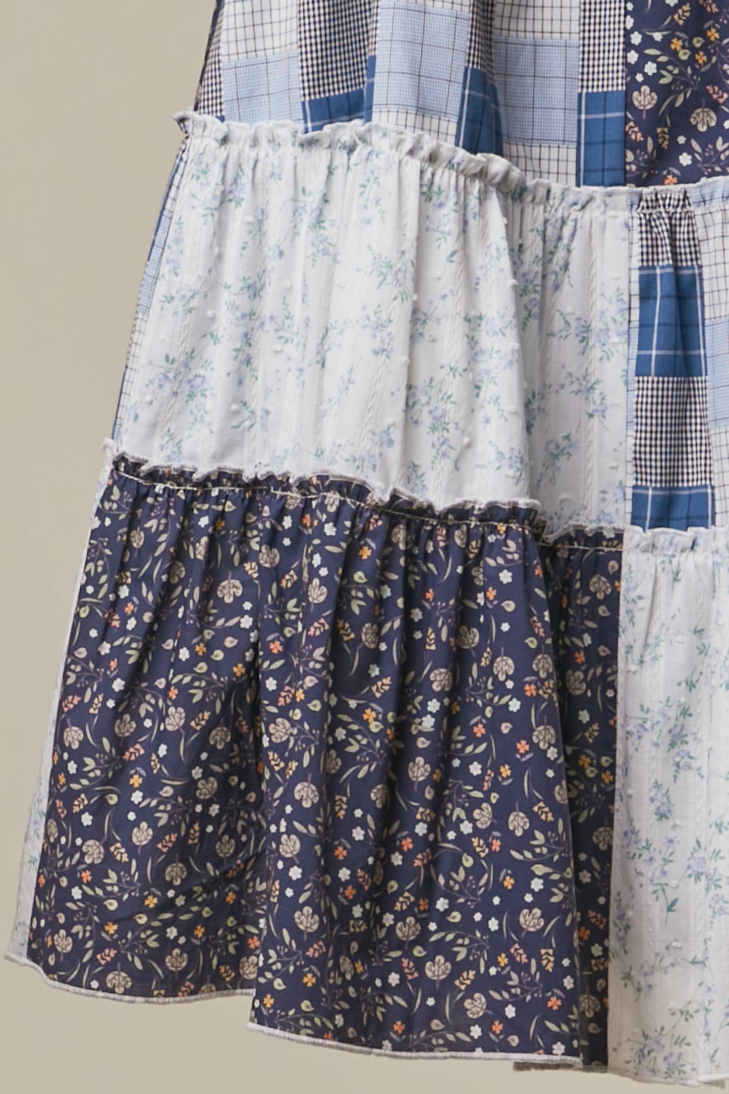 Meadow Mix Floral Tiered Dress