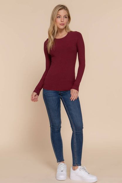 The Base Layer Long Sleeve Ribbed Top