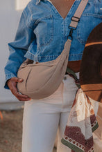 Load image into Gallery viewer, Caramel Crescent Bag