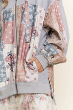 Load image into Gallery viewer, Multi Pattern Patchwork Zipper Hoodie