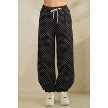 Load image into Gallery viewer, Cozy Micro Polka Dot Lounge Pants
