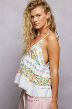 Load image into Gallery viewer, Daisy Drift Embroidered Tank