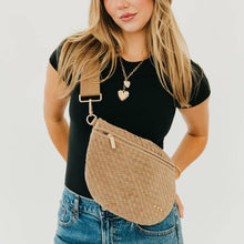 Load image into Gallery viewer, Suede Westlyn Woven Bum Bag