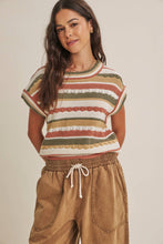 Load image into Gallery viewer, Seasonless Transitional Stripe Sweater  Vest