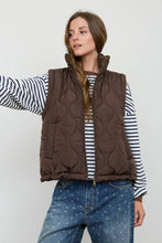 Load image into Gallery viewer, Plaid About You Quilted Zip-Up Vest
