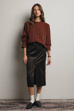 Load image into Gallery viewer, Buttoned Up &amp; Cozy Cable Knit Henley Sweater