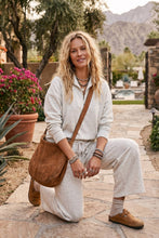 Load image into Gallery viewer, Scuba Half Zip Pullover &amp; Wide Leg Pants Set