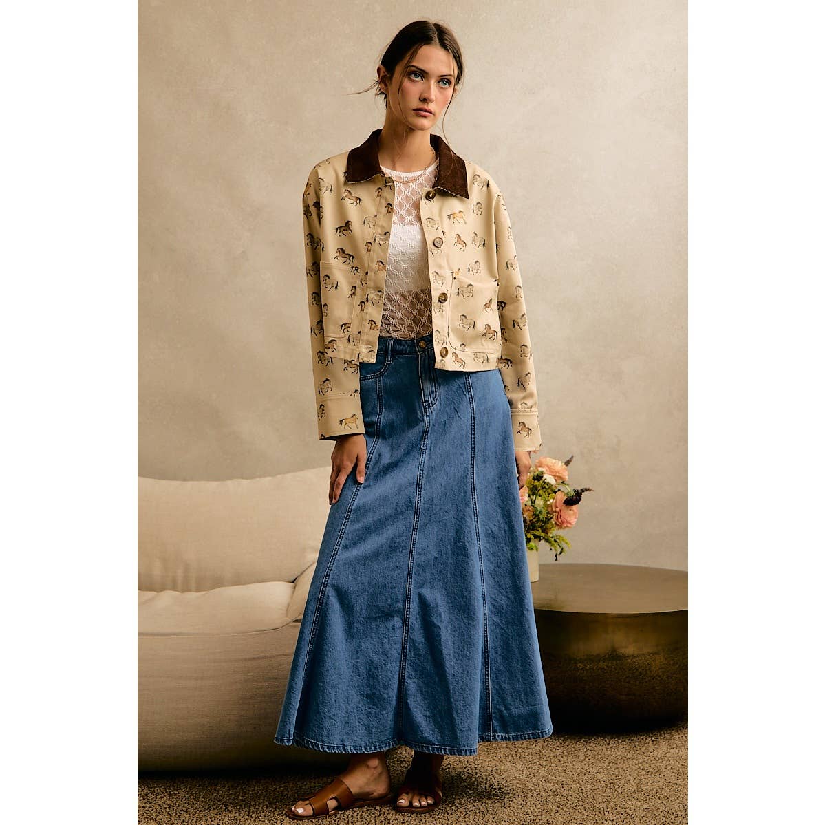 Easy Rider Horse Print Jacket