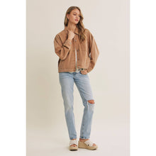 Load image into Gallery viewer, Rustic Road Mineral-Washed Twill Oversized Layering Jacket