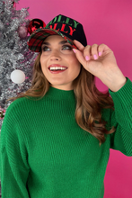 Load image into Gallery viewer, Holly Jolly Plaid Hat