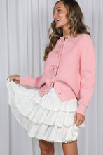 Load image into Gallery viewer, Pretty in Bows Snap Button Cardigan Sweater