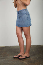 Load image into Gallery viewer, Southern Stitch Denim Mini Skirt