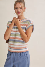 Load image into Gallery viewer, Seasonless Transitional Stripe Sweater  Vest
