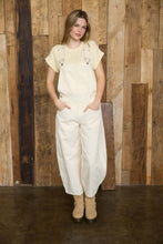 Load image into Gallery viewer, Easy Days Wide Leg Cropped Overalls