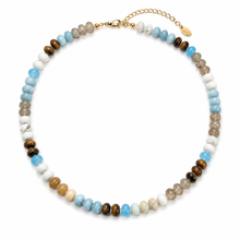 Load image into Gallery viewer, Color Garden Beaded Necklace – Natural Stone Beads Mix
