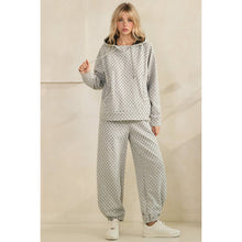 Load image into Gallery viewer, Cozy Micro Polka Dot Hoodie