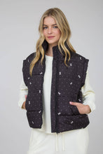 Load image into Gallery viewer, POLKA DOT &amp; BOW PATTERN PUFFER VEST