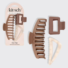 Load image into Gallery viewer, Recycled Plastic Assorted Claw Clip 3pc - Oversized